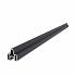 NewTechWood aluminium frameset t.b.v. reguliere schermplanken, zwart.