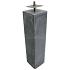 Betonpoer antraciet glad TH-01 12x12x58cm
