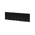 Kantopsluiting geplet 300x16,5cm zwart