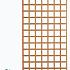 Keruing trellis 22 90x180cm
