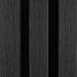 Composiet rhombusprofiel triple 3,3x17x290cm diepzwart