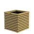 Bloembak Elan 60 Excellent, 60x60x60cm, groen geïmpregneerd.