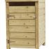 Containerkast enkel, 128,7x79,5x91 cm