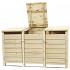Containerkast Triple, 128,7x224,5x91 cm