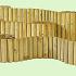 Rolborder Ø 5x20x250 cm, groen geïmpregneerd