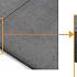 SB-5348 beton zwembadrand hoek rustiek 100x100x5cm ★★☆☆☆