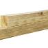 Grenen geschaafde paal 8,8x8,8x180 cm, zonder diamantkop, groen geïmpregneerd