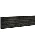 Betonplaat dubbelzijdig rotsmotief 36x3,5x184 cm, antraciet gecoat