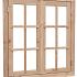 Douglas dubbel uitzetraam Prestige met dubbelglas, 112x120,5 cm, onbehandeld